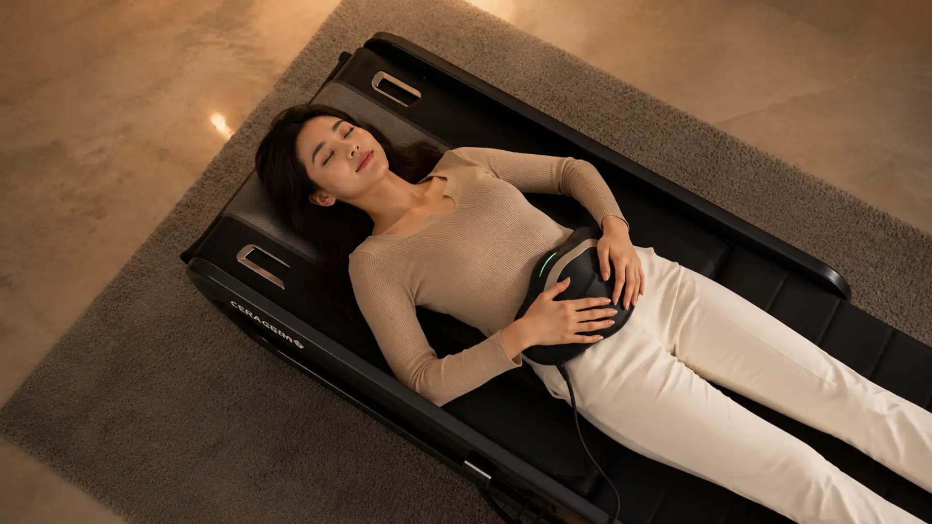 CERAGEM thermal wellness technology in use