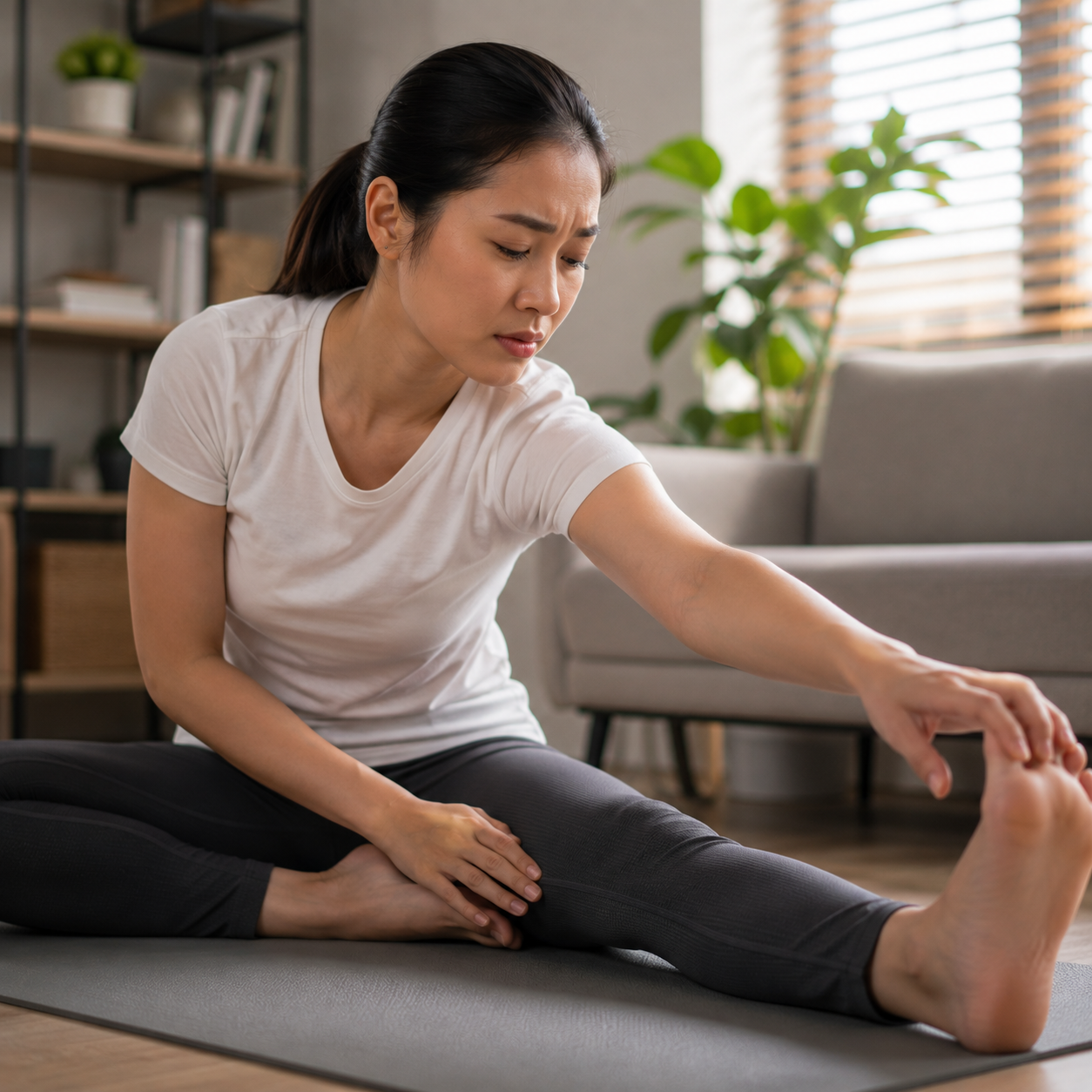 Reduced flexibility