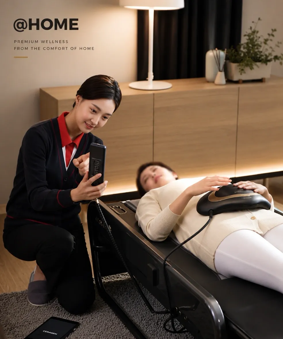 CERAGEM Master V4 home trial with a wellness consultant